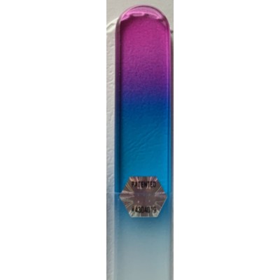 Blažek GLASS pilník na manikúru skleněný barevný dlouhý