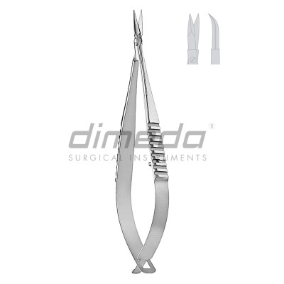 DIMEDA Germany - VANNAS iridektomické nůžky 80 mm / 3¼", 6 mm čepel